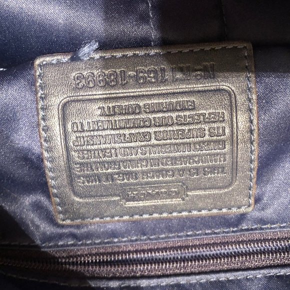 Authentic COACH blue denim bag and wallet set purse - Picture 2 of 11